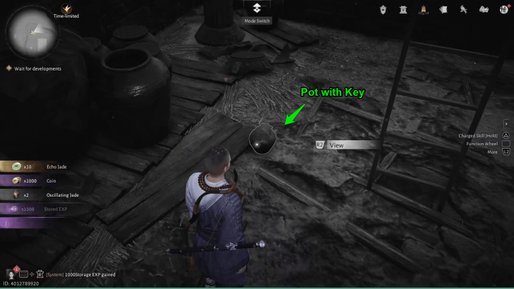 Grab the Pot to Obtain the Key