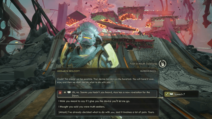 Wolcott Aza Speech Check