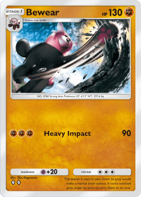 Pokemon TCG Pocket - B1 142 Bewear