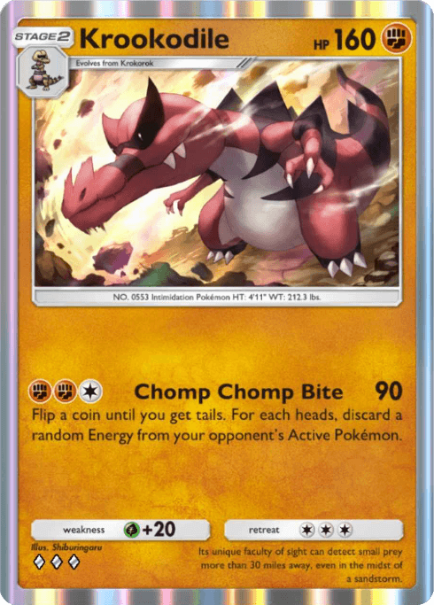 Pokemon TCG Pocket - B1 132 Krookodile