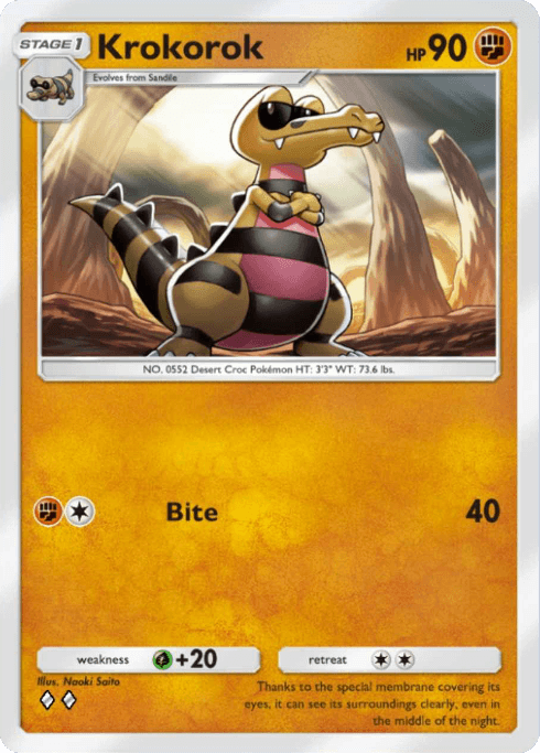 Pokemon TCG Pocket - B1 131 Krokorok