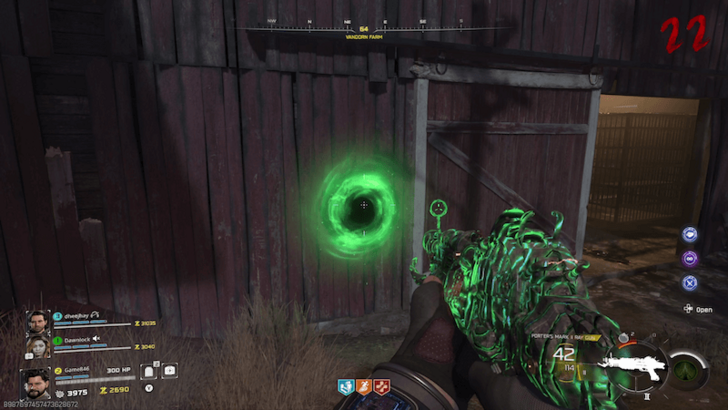 CoD BO7 Green Portal Barn