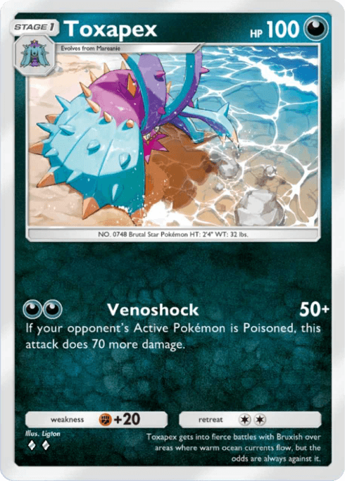 Pokemon TCG Pocket - B1 162 Toxapex
