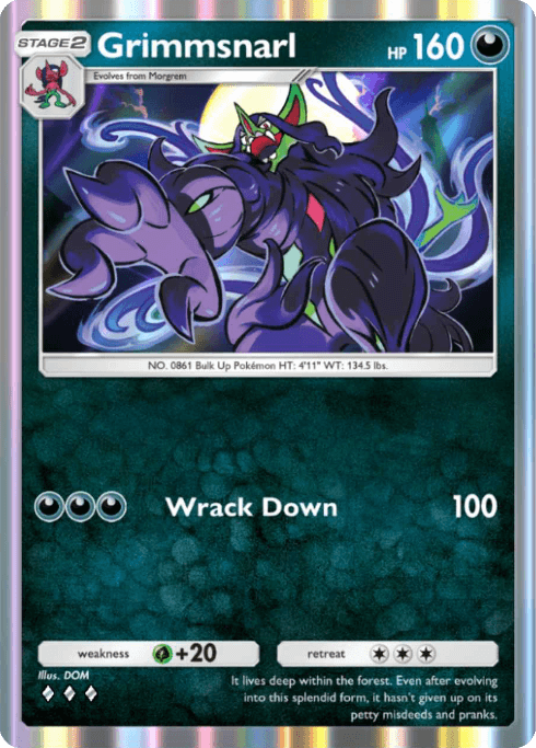 Pokemon TCG Pocket - B1 165 Grimmsnarl