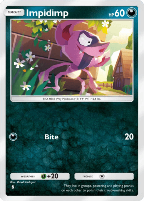 Pokemon TCG Pocket - B1 163 Impidimp