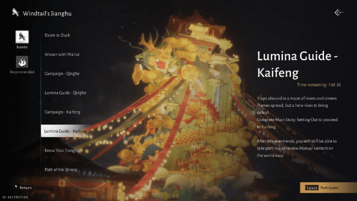 Lumina Guide - Kaifeng