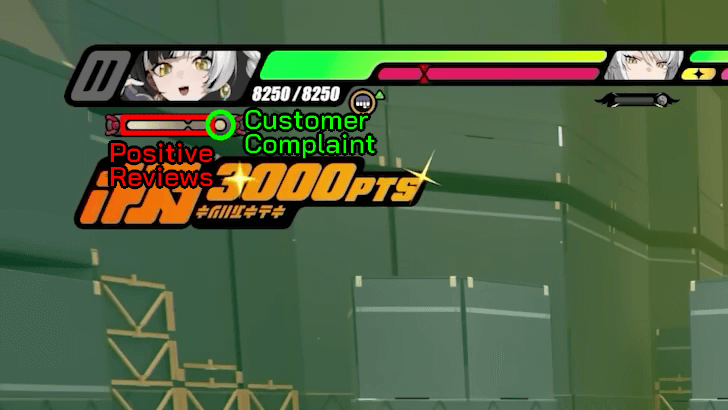 Positive Reviews and Customer Complaint