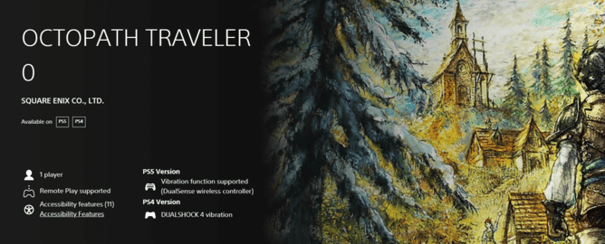 Octopath 0 PlayStation