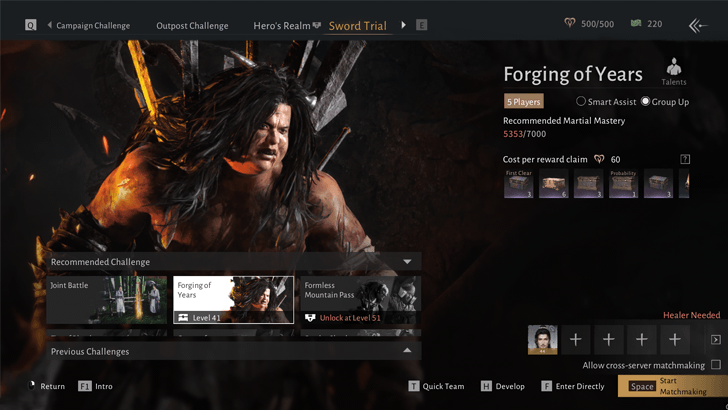 Compete in Sword Trials