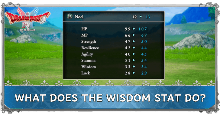 DRAGON QUEST I & II HD-2D Remake What Does the Wisdom Stat Do