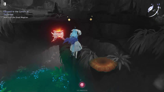 Jump on the Big Mushroom to the Next Area DNA