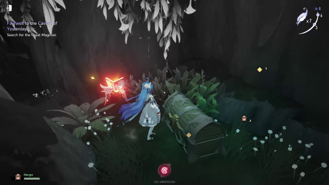 Paint the Treasure inside the cave DNA