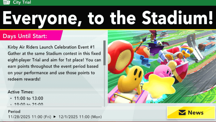 Everyone to the Stadium! online event