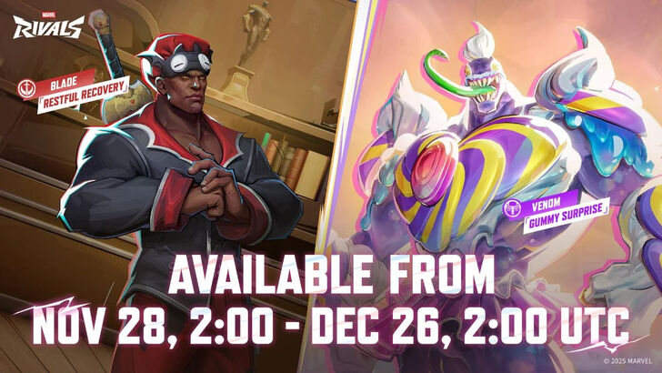 venom gummy surprise and blade restful recovery skin banner