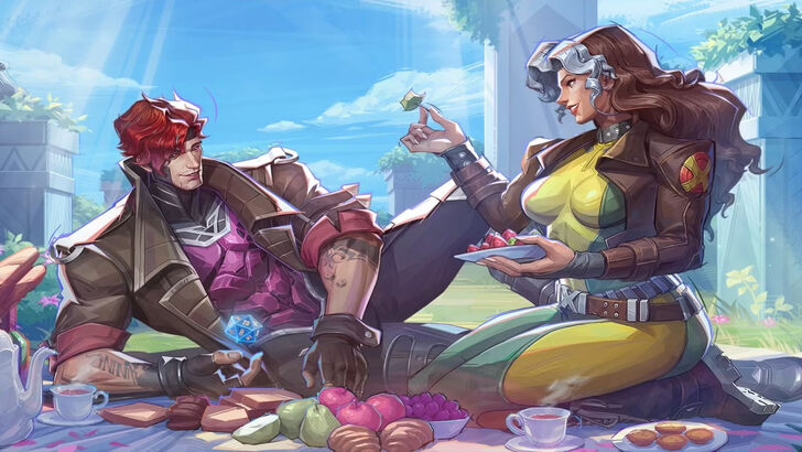Irogue and gambit marvel rivals art