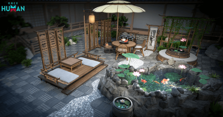 Once Human - Hearthside Court Furniture Pack