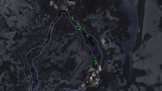 Crashed Rocket Key Locations