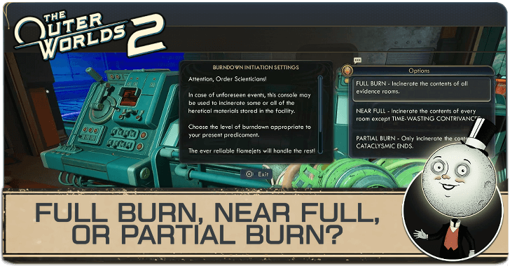 Full Burn Near Full or Partial Burn