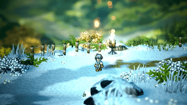 Walking Through the Snow