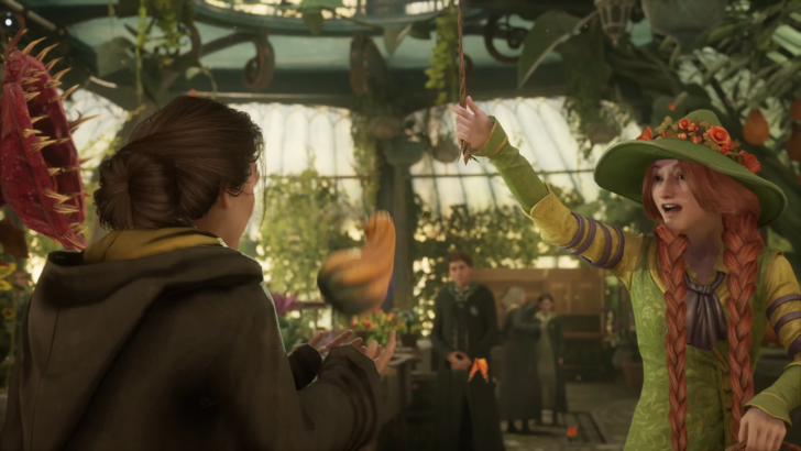 Hogwarts Legacy Professor Garlick Teaching