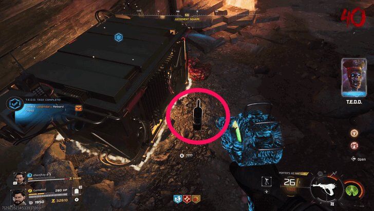 bottle in front of rewards box