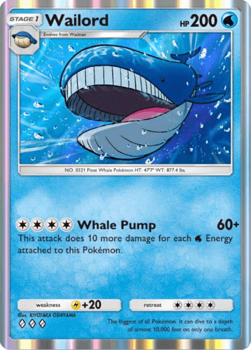 Pokemon TCG Pocket - B1 057 Wailord
