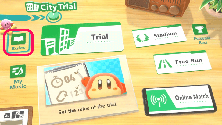 Destroy All the Coral on the Beach Step 1 - Open the Rules Screen