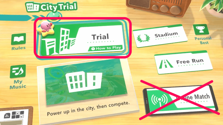 Destroy All the Coral on the Beach Step 3 - Play City Trial on Offline Mode