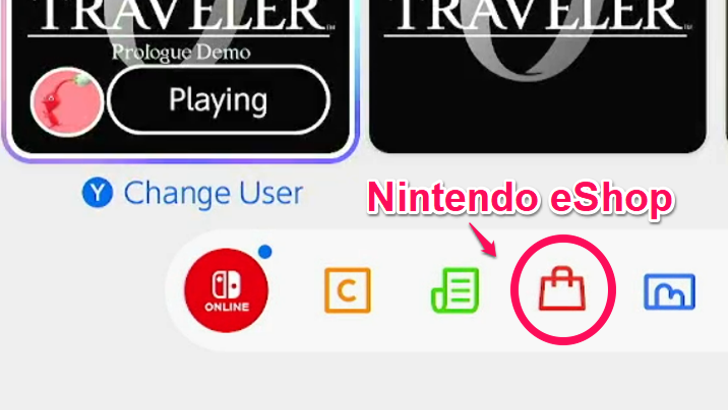Nintendo eShop Home Screen