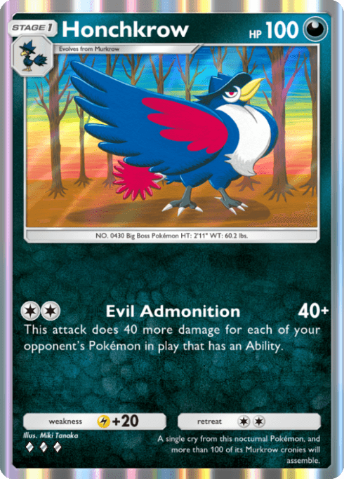 Pokemon TCG Pocket - B1 149 Honchkrow