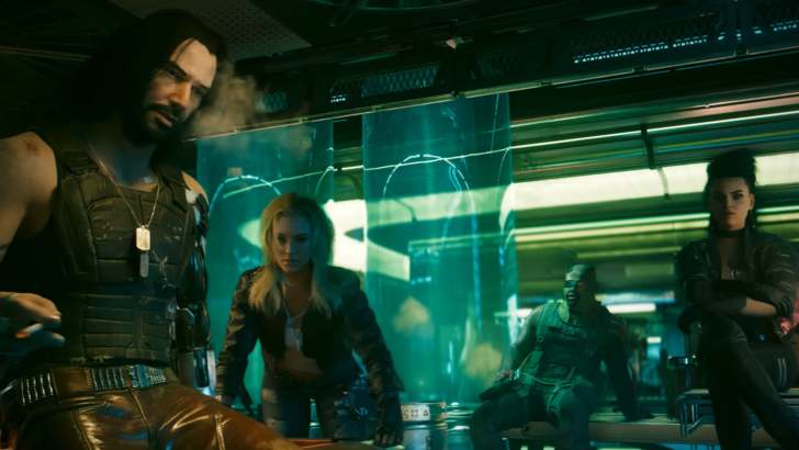 Cyberpunk 2077 Characters Hanging Out