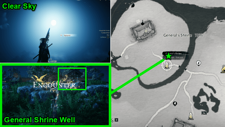 Man in the Well Map Location