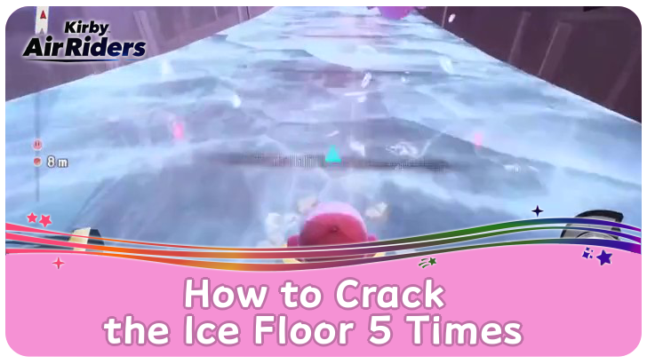 Kirby Air Riders How to Crack the Ice Floor 5 Times in a Single Lap