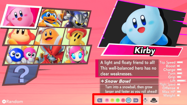 Change Character Colors in Selection Screen