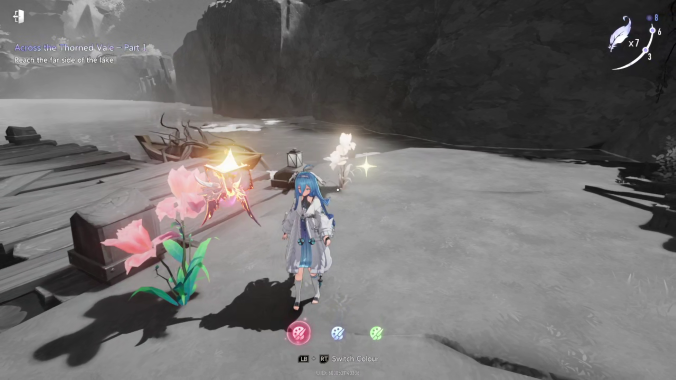 Unexpected Commission Painting Final Red Flower