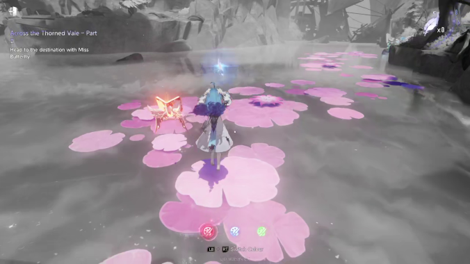 Across the Thorned Vale — Lotus Leaf White Feather