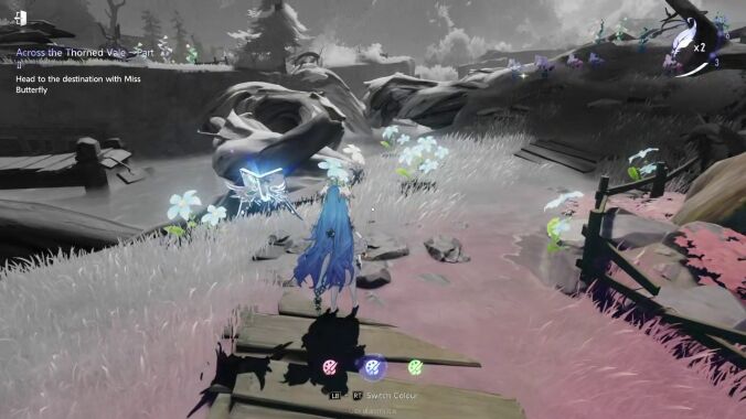 Across the Thorned Vale — Blue Flower Progress