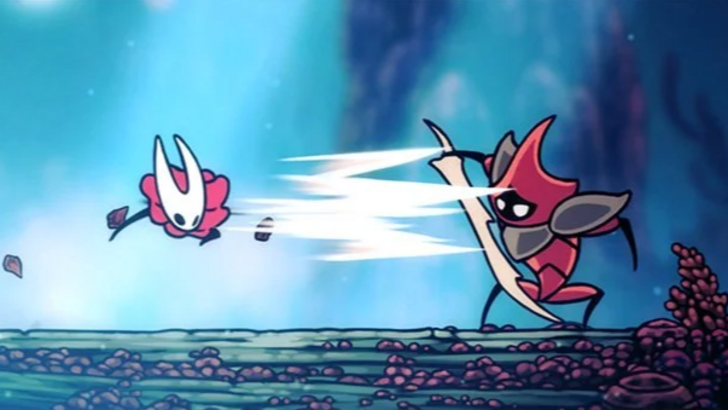 Hollow Knight Silksong Hornet Attacking
