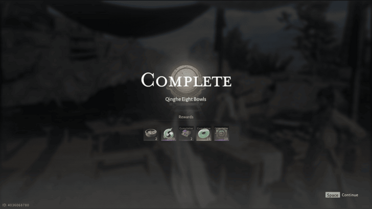 Where Winds Meet - 8 Qinghe Bowls Rewards