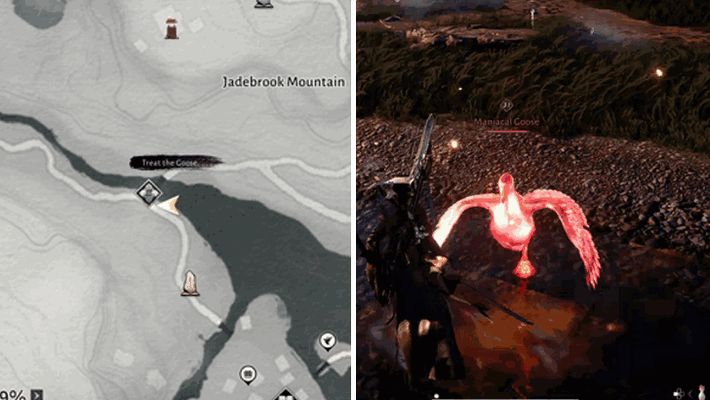 Demon Goose Location