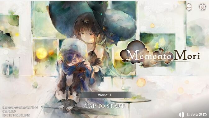 New Title Screen Memento Mori Meryln