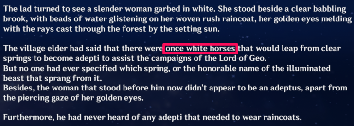 Genshin - Zibai Mentioned in Moonlit Bamboo Forest