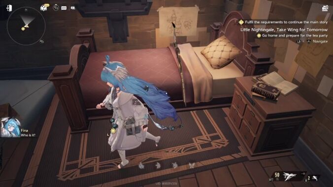 Little Nightingale Take Wing For Tomorrow - Go Home and Prepare for the Tea Party