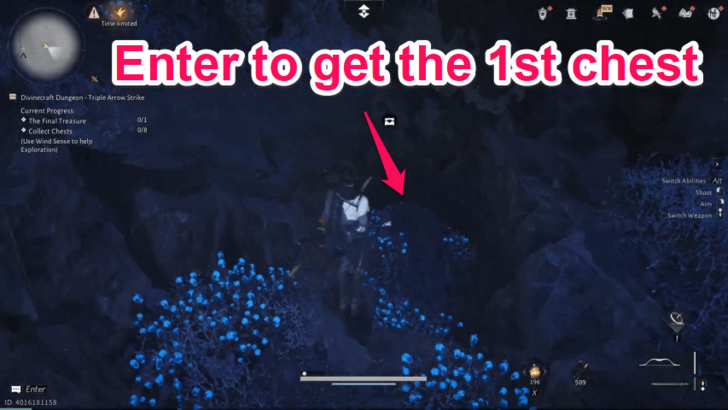 Divine Craft Dungeon   Triple Arrow Strike Chest Location (1)