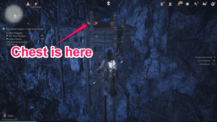 Divine Craft Dungeon   Triple Arrow Strike Chest Location (4)