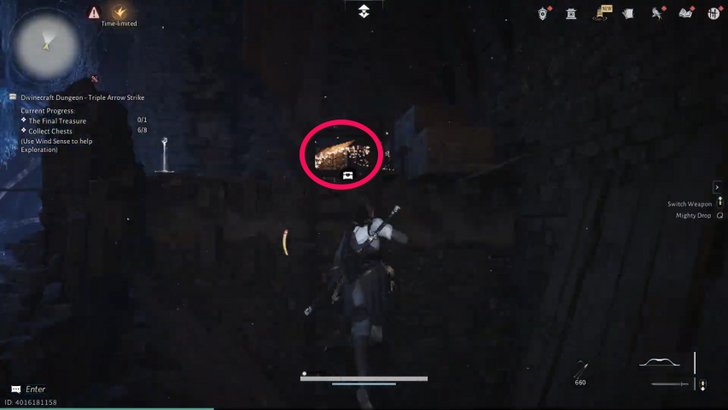 Divine Craft Dungeon   Triple Arrow Strike Chest Location (7)