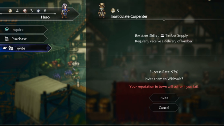 Inarticulate Carpenter Path Action