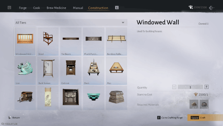 Craft Construction Components  Step 3