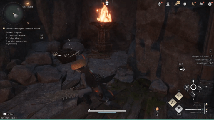 Divine Craft Dungeon - Tranquil Waters Chest Location (1)