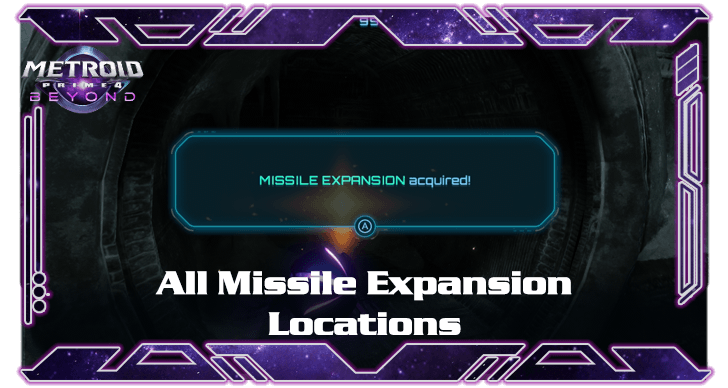 Metroid Prime 4 Beyond Missile Expansion Locations